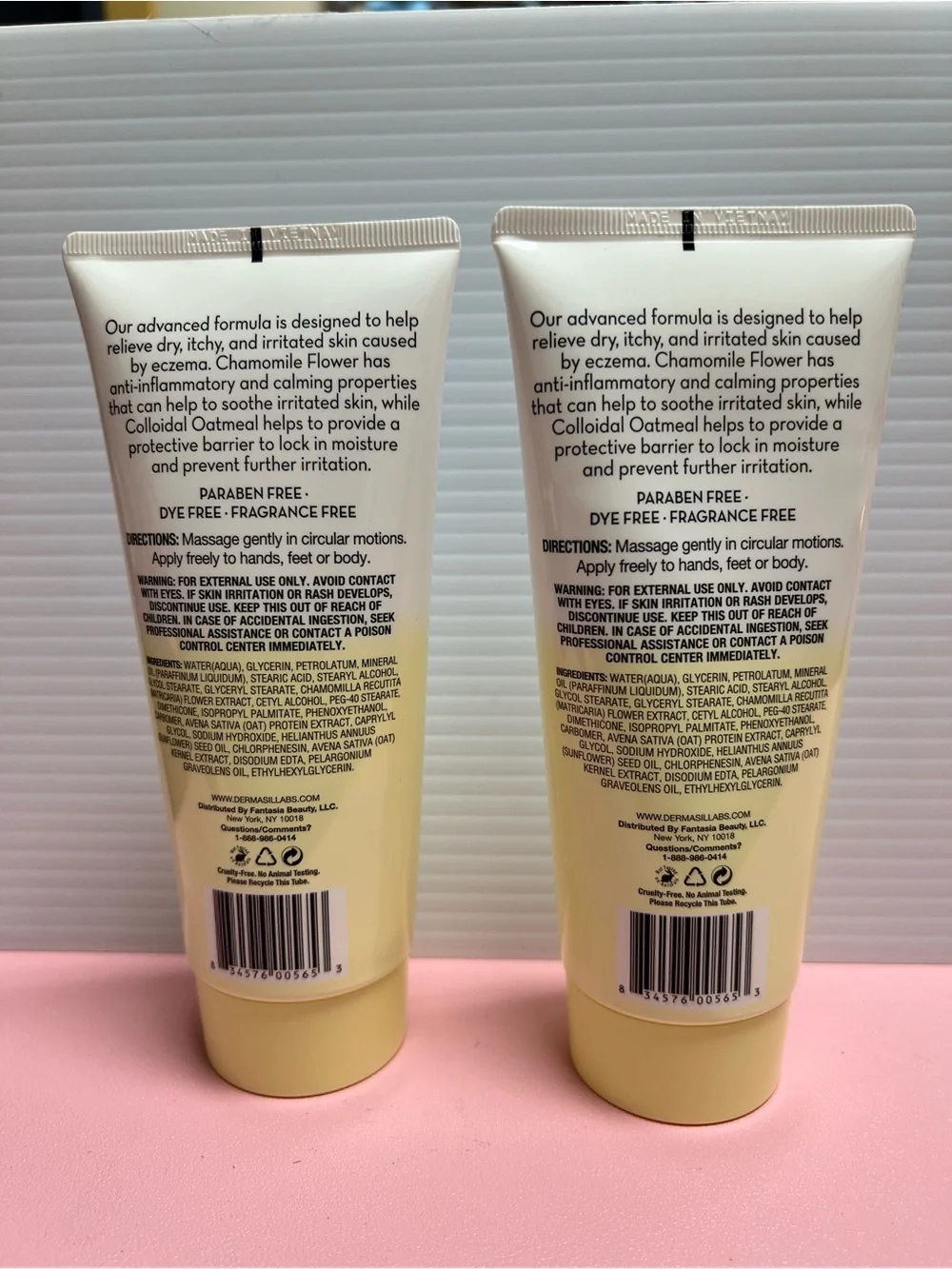 2 Dermasil Eczema Relief Body Lotion - Chamomile NEW